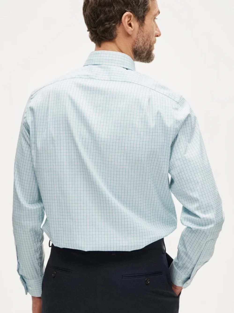 J crew Bowery performance stretch dress shirt with spread collar Item BX291